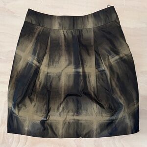 LAMB bubble skirt by Gwen Stefani Fall 2007 RARE black & gold Medium mid-thigh